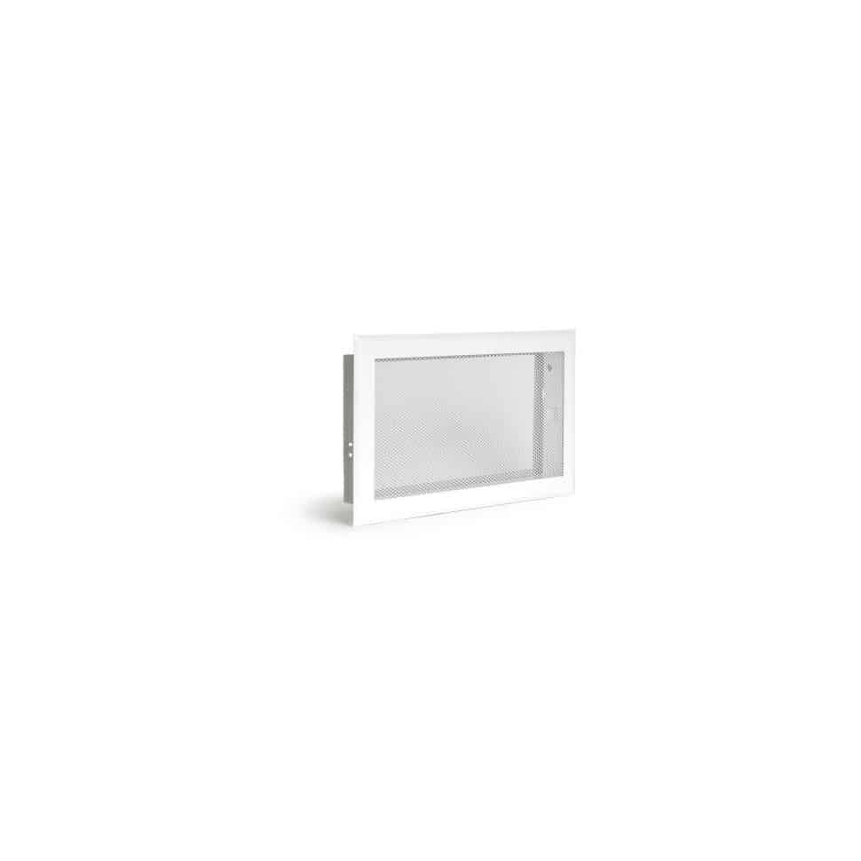 Grille  de décompression ECO blanche 195x60mm avec précadre