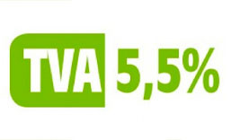 TVA à taux réduit 5.5% chauffage bois